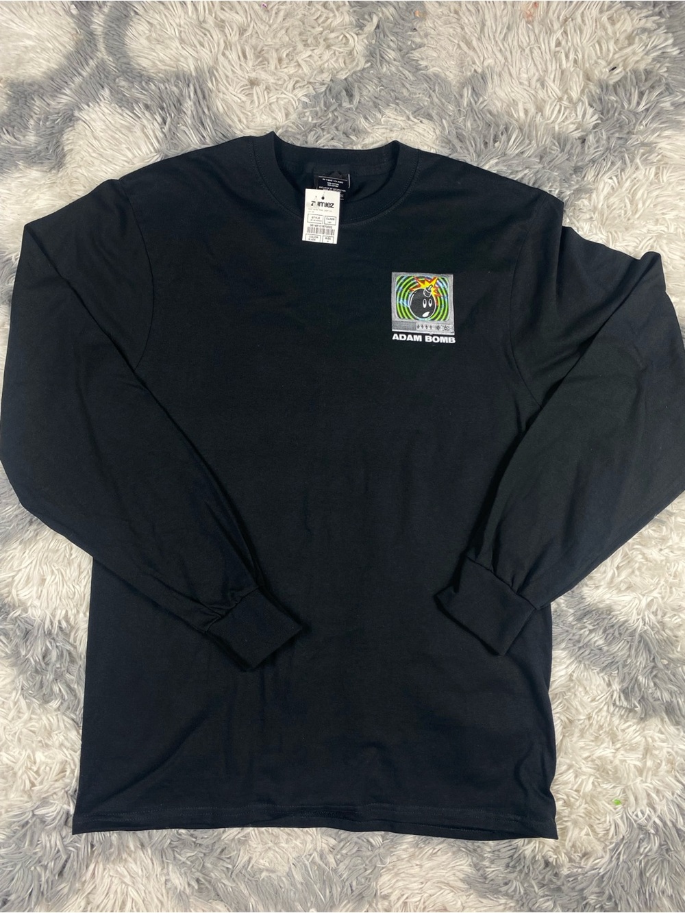 The Hundreds Adam Bomb Black Long Sleeve Sweatshirt Weapon Of Mass Creation Sz M